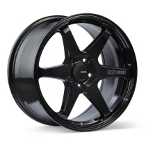 Enkei, T6R, 17x8, 45, 5x100, 72,6, Blanksvart Fälg